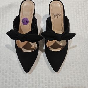 Impo Women's Black Bow Mules